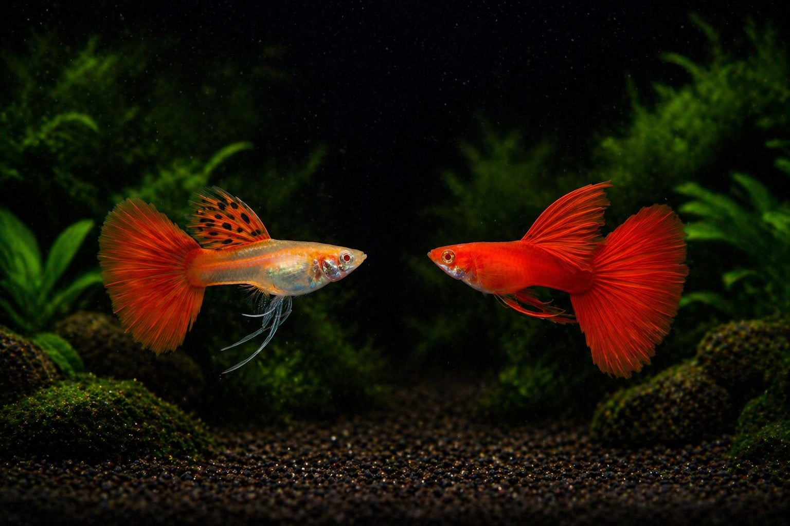 Full Red BDS Ribbon Guppy