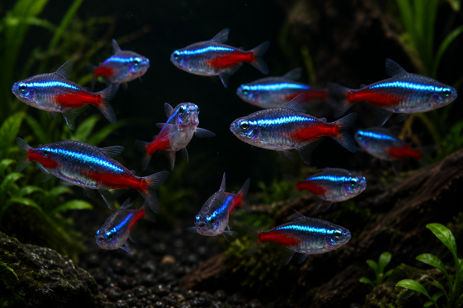 Neon Tetra FISH (PARACHEIRODON INNESI)